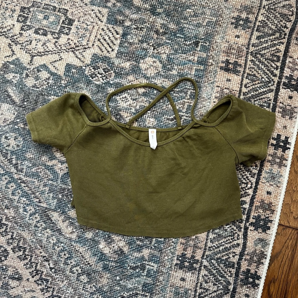 Anthro crop top